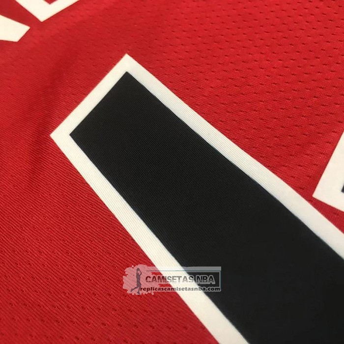 Camiseta Toronto Raptors Scottie Barnes NO 4 Icon 2022-23 Rojo